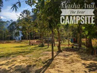 Masha and The Bear Campsite